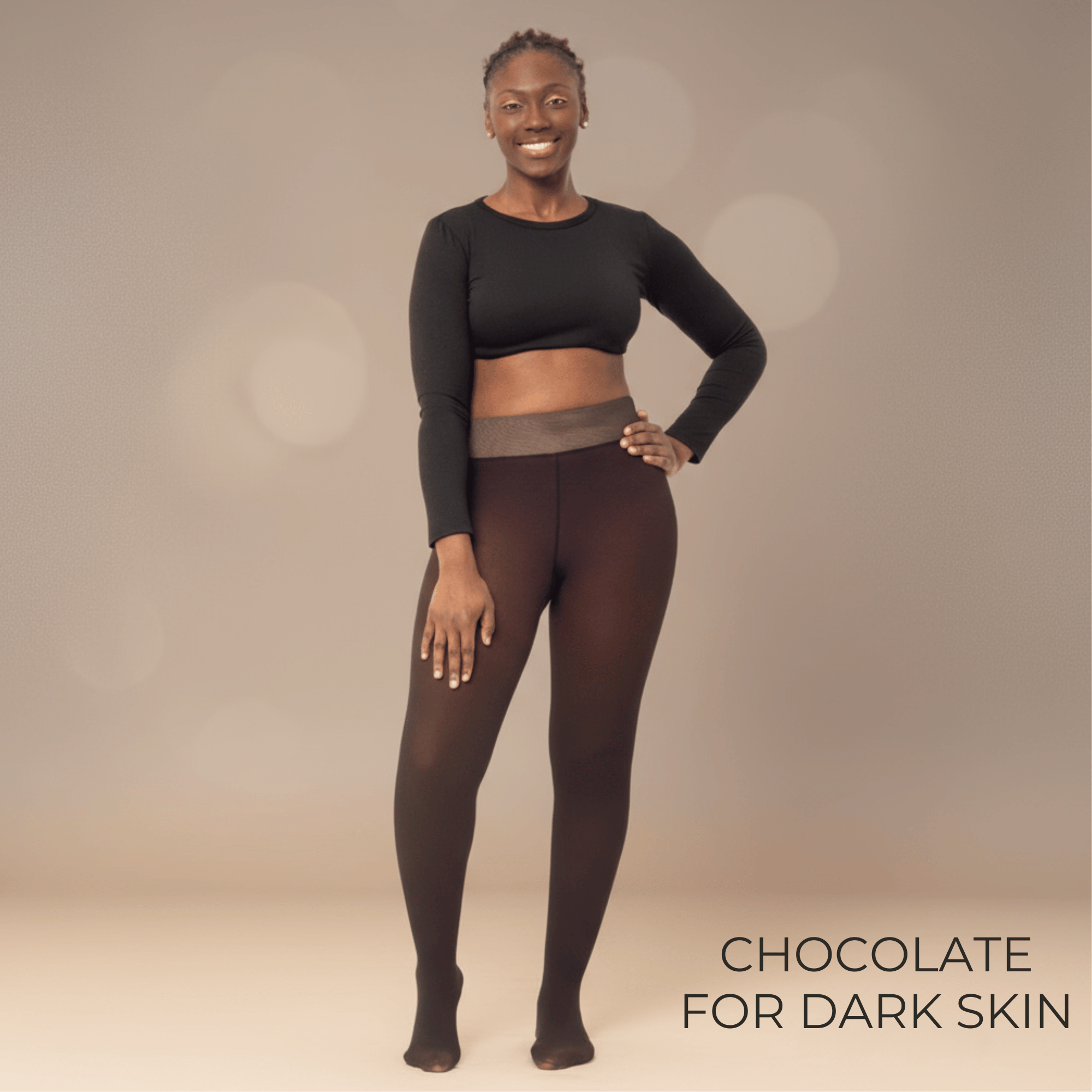 Melanin Fleece Tights™ - Inclusive Comfort Awaits